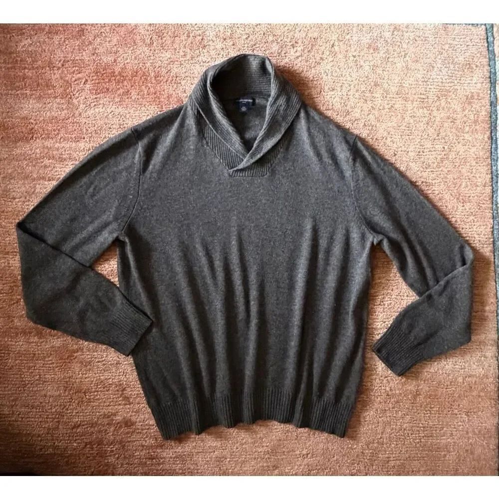 Banana Republic 100% Lambswool Shawl Collar Sweater XXL